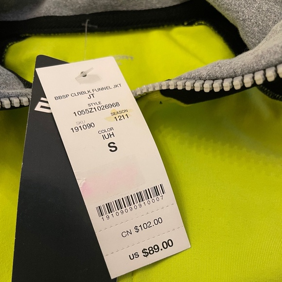NWT! Bebe Bebe Sport SMALL Funnel Jacket - Picture 4 of 11